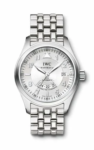 IWC Pilot's Watch Spitfire UTC Stainless Steel / Silver / Bracelet IW3251-12 (3251-12, IW325112)